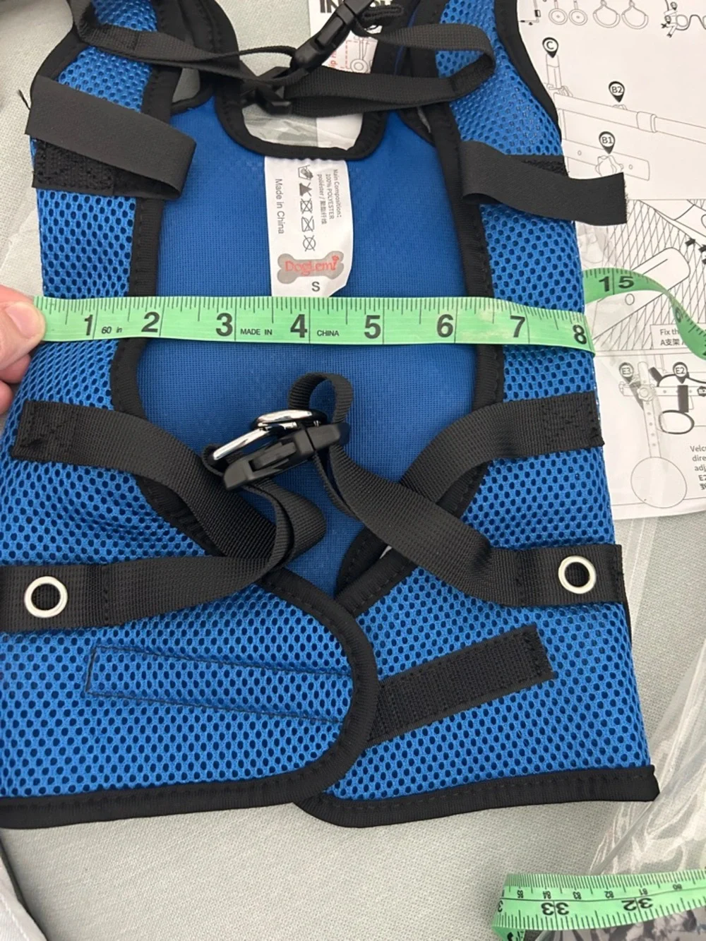 Adjustable Dog Wheelchair Mobility Assistance Harness